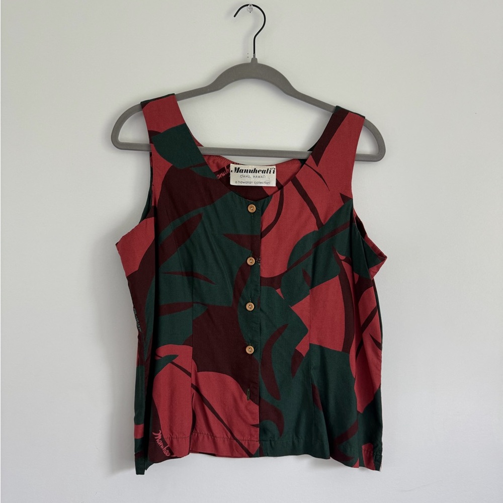 XL vintage manuhealii red top (XL but fits more like a large)